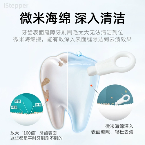 Японские детские чистящие зубы втирают зубной резин