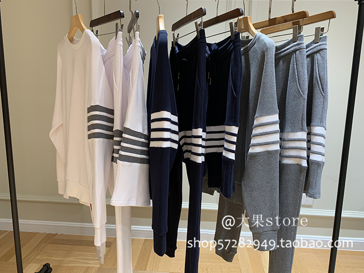 Big News! Men's and Women's Casual Sports Two-Piece Set, New Fabric for Early Autumn~3D Waffle Knit Sweatshirt and Sweatpants