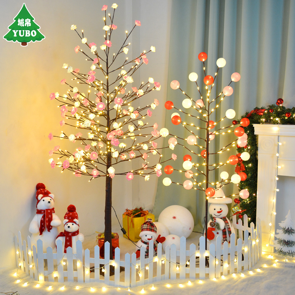 Christmas tree lights led color lights Home Christmas tree decoration Christmas gift scene layout window gift ornaments