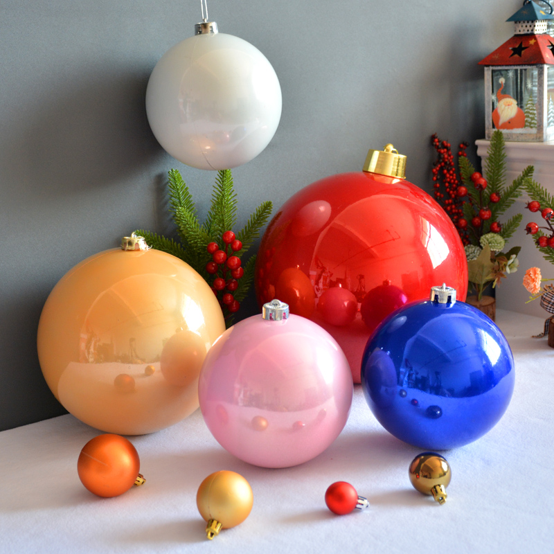 Christmas Decorations Christmas Ball Decorative Pendant Jersey Christmas Carnivals Pearl-Ball Pearls Large-Ball Ball Mall Arrangement