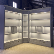 Customized shoe and bag display rack womens bag shelf simple clothing store bag display cabinet live broadcast room display cabinet