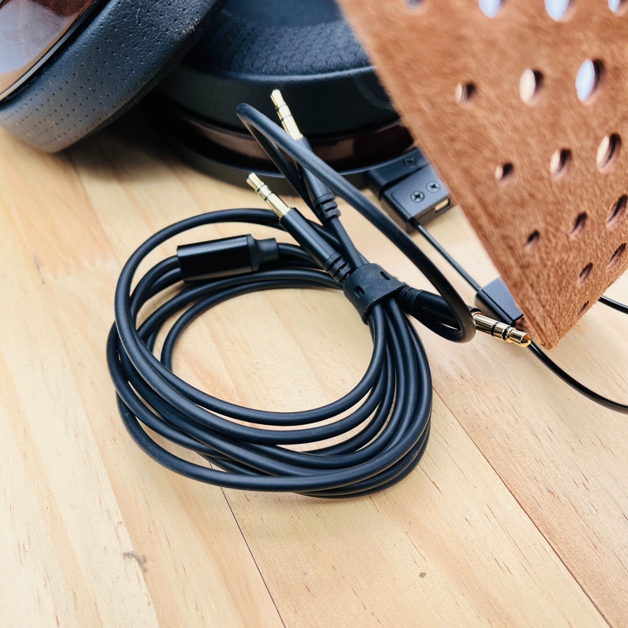 ファッショナブルな有線ヘッドホン,ソリッド,ウッドカラー,97max