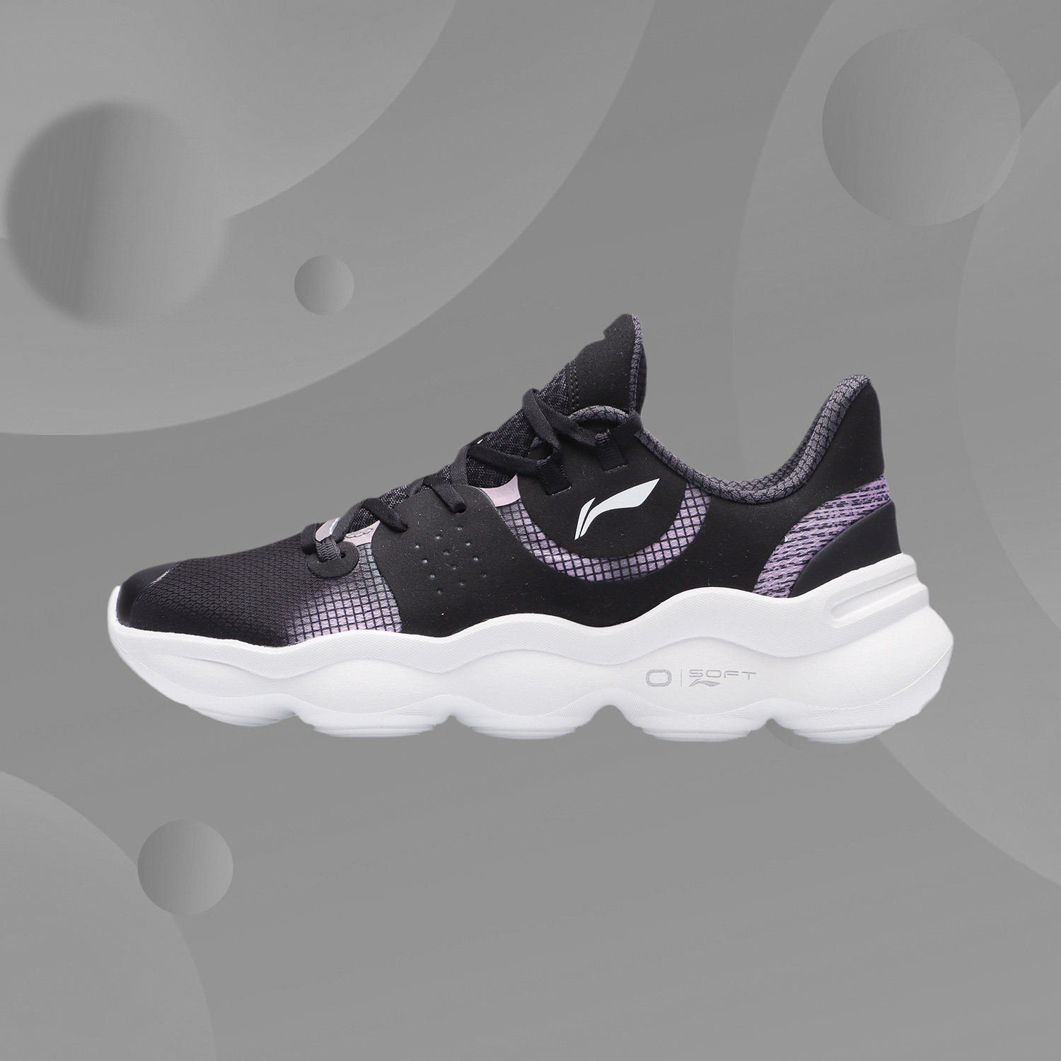 New Li Ning light sports comfortable tide SOFT BUBBLE women's shock absorption running shoes ARHR014