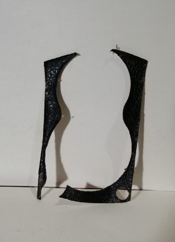 Original factory demolished ~ seagull 4B front face adorned leather