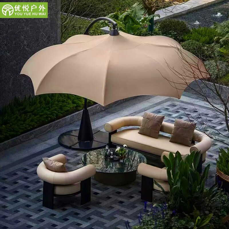 Outdoor Parasol Resort Swimming Pool Courtyard Garden Villa Balcony Terrace Outdoor Rainproof Sunshade Umbrella