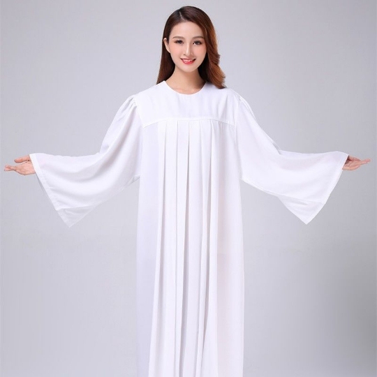 Angel Chorus Costume Performance Costume White Robe Stage Performance Costume