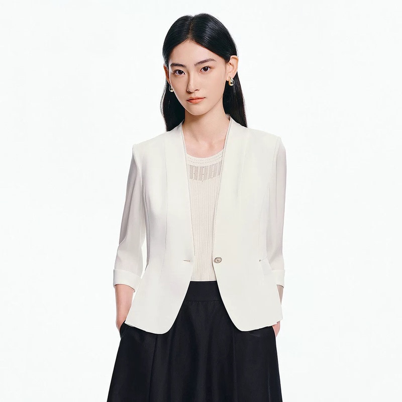 Kela Mall Same Style 2026 Summer New Casual Versatile Waist-Cinching Professional Blazer for Women Ka02190V1