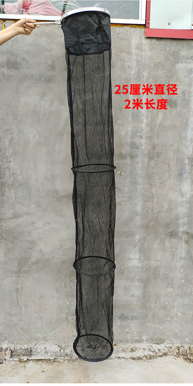 Портативная маленькая быстросохнущая складная рыболовная сеть для рыбалки, сетчатая сумка 渔夫起源 