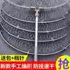 New hand-woven black pit fish net pocket vigorously horse line fish cage quick-drying anti-hanging fishing net fish basket fishing gear