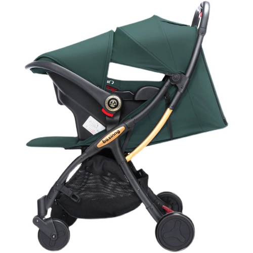 biirere Детская складная сверхлегкая универсальная коляска с сидением для новорожденных с зонтиком, можно сидеть и лежать