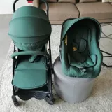 biirere Детская складная сверхлегкая универсальная коляска с сидением для новорожденных с зонтиком, можно сидеть и лежать