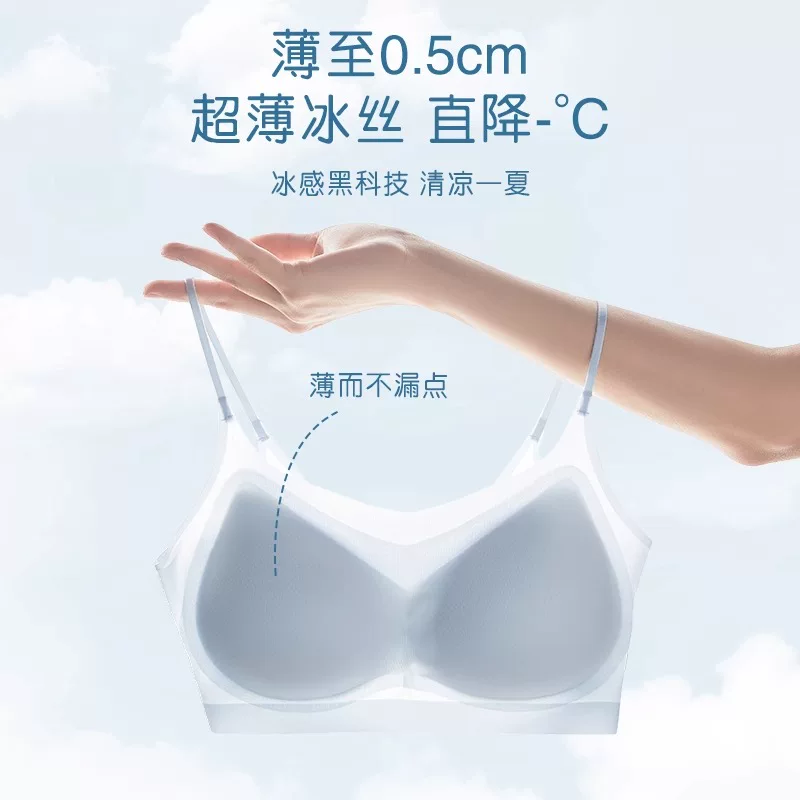 Ultra thin underwear, push up bra, invisible wireless bra