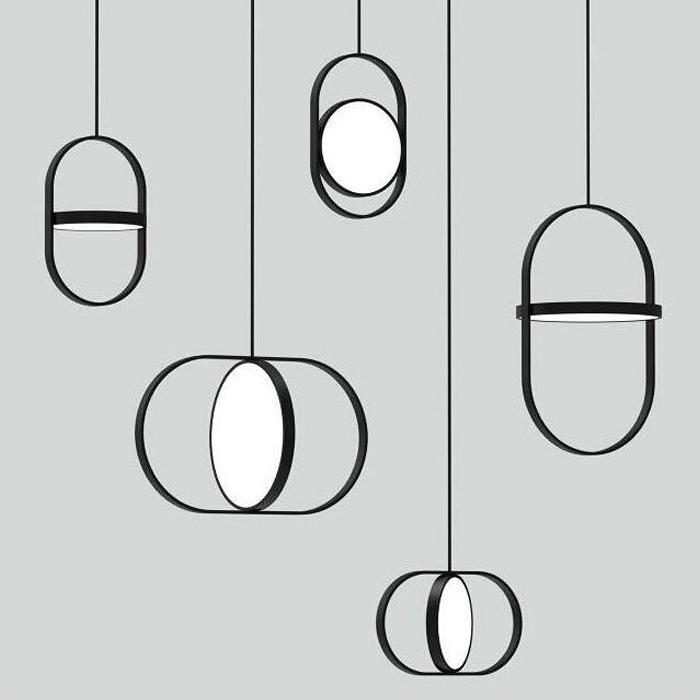 Nordic style bedside chandelier modern minimalist LED restaurant lamp creative bar decoration ins net red living room lamps