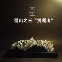 Dongguan handmade cement concrete gypsum Gongga Mountain Snow Mountain diffuser creative decorative ornaments