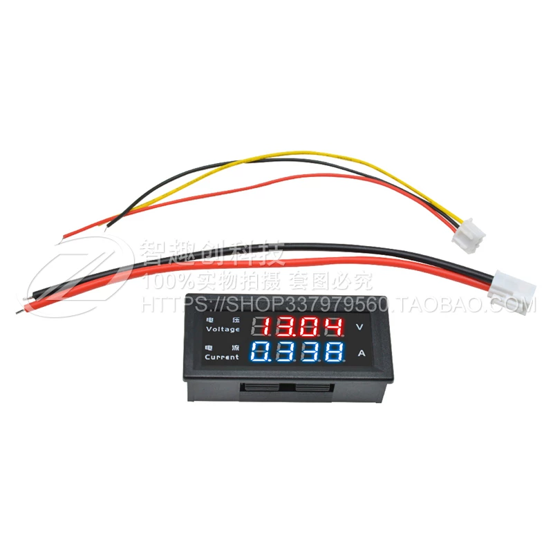 Дисплей LED M4430 DC10A цифровая таблица тока и напряжения 0-100В/200В четырехзначный разъем питания