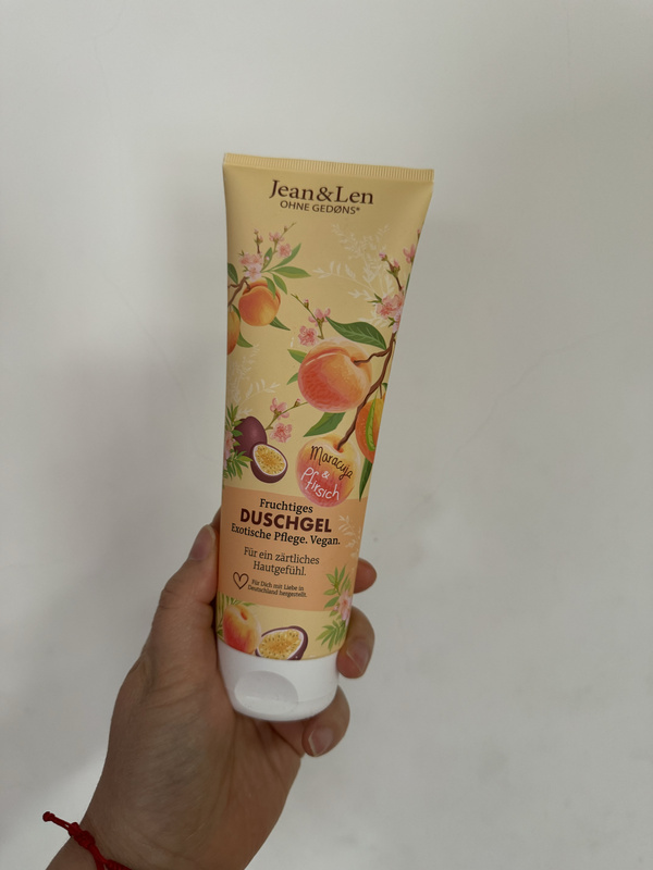 German Jean&Len Good-Smelling Shower Gel Peach Passion Fruit Mango Avocado 250ml