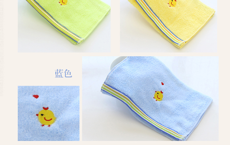 Jie Liya Children Khăn Giặt Hoạt Hình Bông Em Bé Dễ Thương Khăn Gia Đình Đặc Biệt Gia Hình Mềm - Khăn tắm / áo choàng tắm áo choàng spa