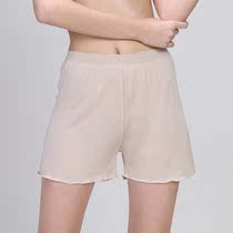True Silk Safety Pants Women Anti Walking Light Summer No Marks breathable Bottom skirts Pants Skin Tone Thin home Bottom Shorts