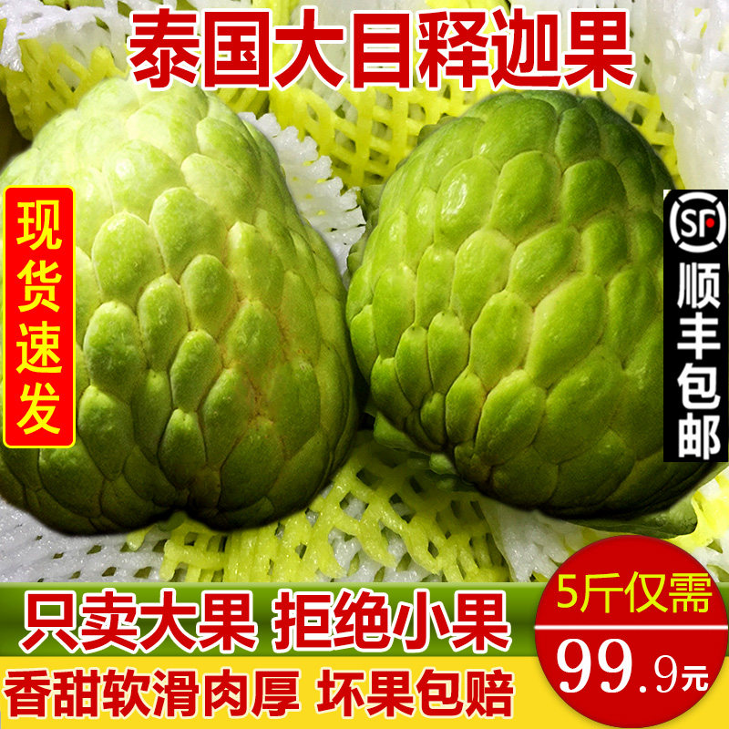 Thai big eye milk pineapple Shakya fruit 5 kg cherimoya buddha head fruit fresh fruit in season SF