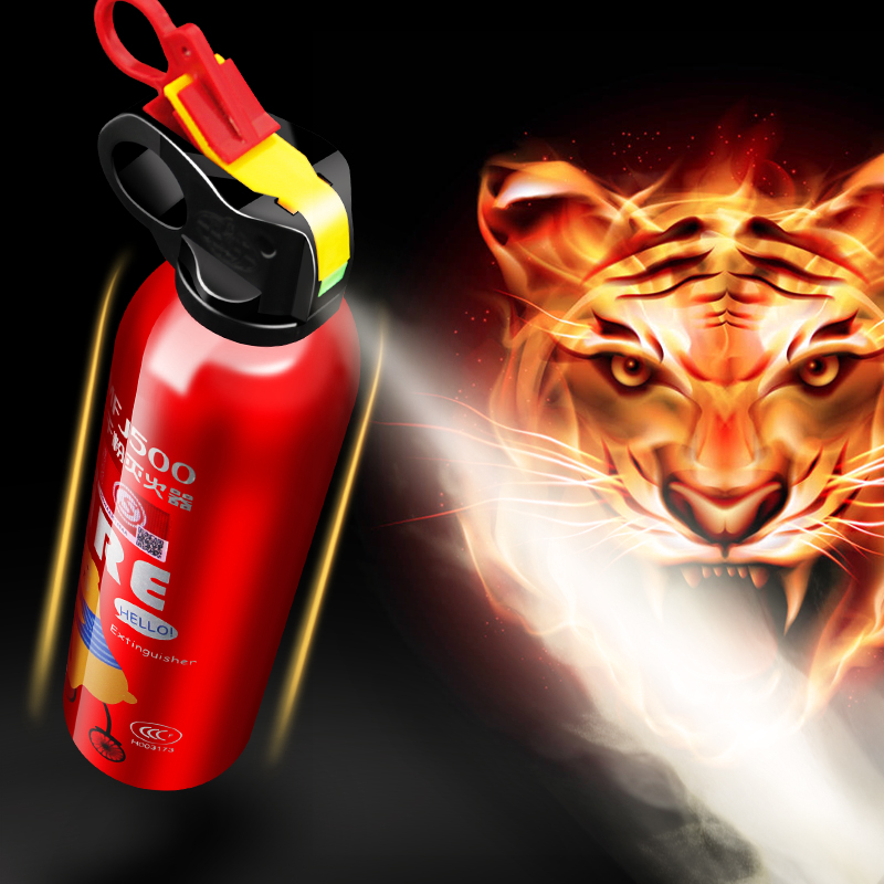 Car fire extinguisher annual inspection car with dry powder private car small portable car home car fire equipment car