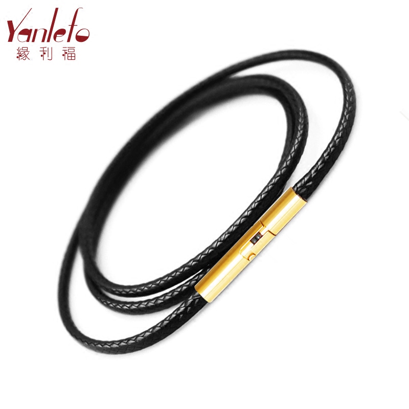 Edge Lifu Necklace Rope Pendant Pendant with male and female Ornaments Red Rope Gold Pendant Rope Black Rope Honey Wax Amber Rope