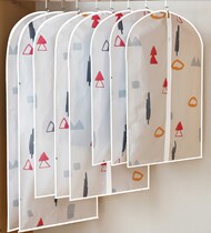 Medium length jacket clothing clothes bag bifacial hair new clothing autumn cashmere wool cashier bag big clothes hanging western clothing cover