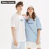 Mets Bonway ngắn tay D-Shirt nam 2020 mới mùa hè bông Letter In cá tính Casual T-shirt 