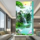 Trung Quốc vẽ tranh phong cảnh con lăn màn trập rèm cuộn kéo lên nâng bóng chống thấm hiện đại phong cách Trung Quốc chạy nước tài sản màn hình phân vùng - Phụ kiện rèm cửa