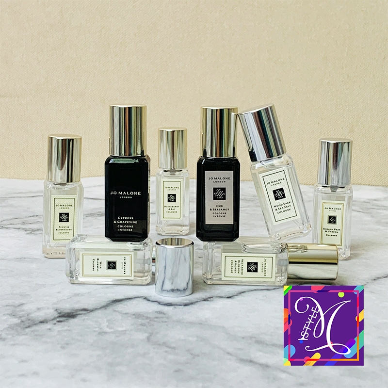Jo Malone Perfume English Pear & Freesia, Bluebell, Sage, Cypress, Grapevine, Willow Leaf & Amber, 9ml Sample