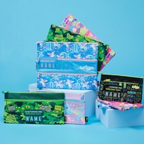 New Australian Smiggle Elementary A4 Pen Bag Large Capacity Unisex Multi-purpose Pencil Case Raw A5 File Bag