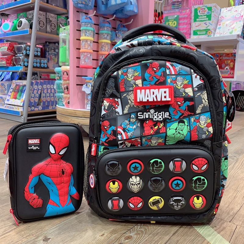 Рюкзак, герои, пенал для студентов, канцелярия, Marvel