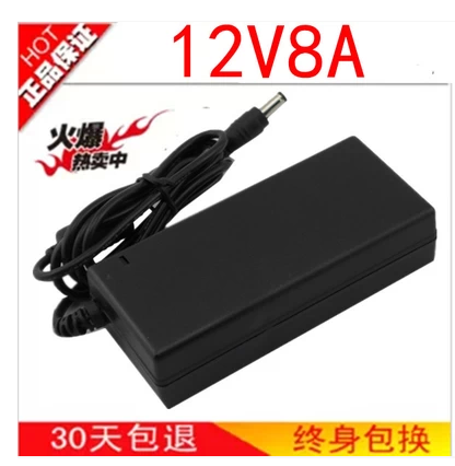 220V turn 12V DC power supply transformer 8A power supply adapter 100W power amplifier power low sound gun power supply