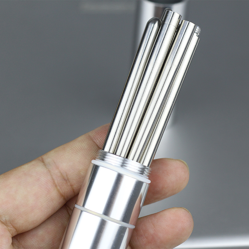 304 Stainless steel Chopsticks Spoon Set Business travel Folding Chopsticks Travel portable tableware Student Germany