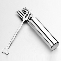 Fruit Fork Set 304 Stainless Steel Creative Small Fork Home European Shot Fruit Fork Cake Fork Portable