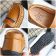 Boys' leather shoes, soft soles, all-match medium and big boys' Doudou shoes Korean version 2021 trendy new children's slip-on casual shoes