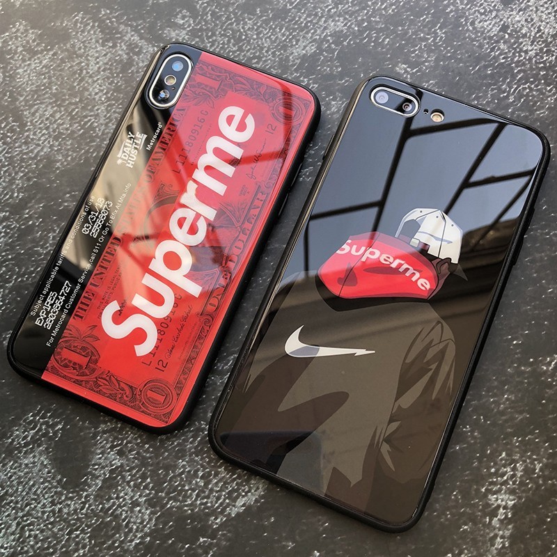 IPhone Xs Max mobile phone protective case Apple x new iPhoneX glass mirror anti-fall ultra-thin 8X women's iphoneXs tide brand men's all-inclusive high-end back case P