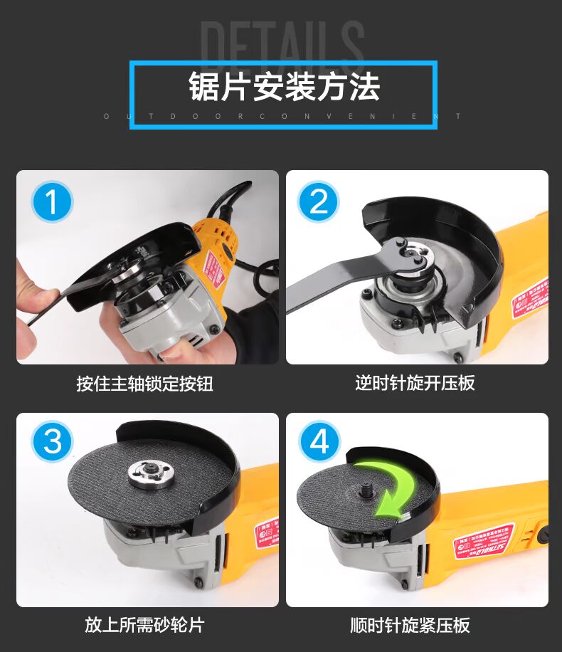Máy đánh bóng gia dụng đa chức năng máy khoan tường