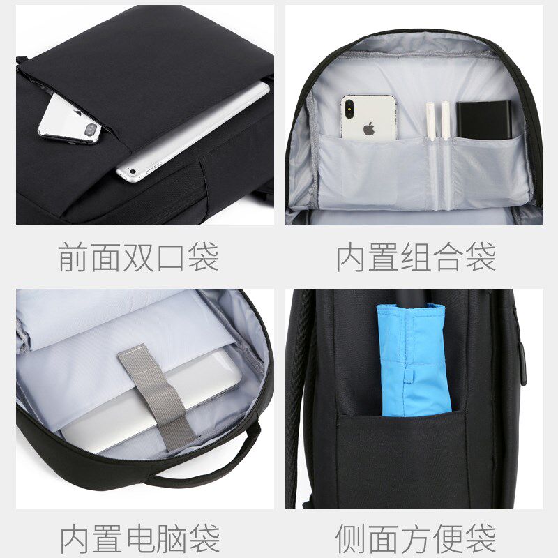 Customized bag printing logo large capacity gift computer back bag men 15 6 inch advertising training class agency bag