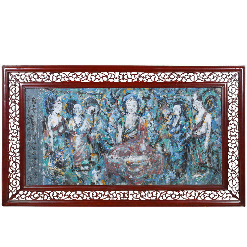 Offered home - cooked reside adornment ceramics hangs a picture of jingdezhen porcelain plate sitting room place central scroll painting decorative murals corridors