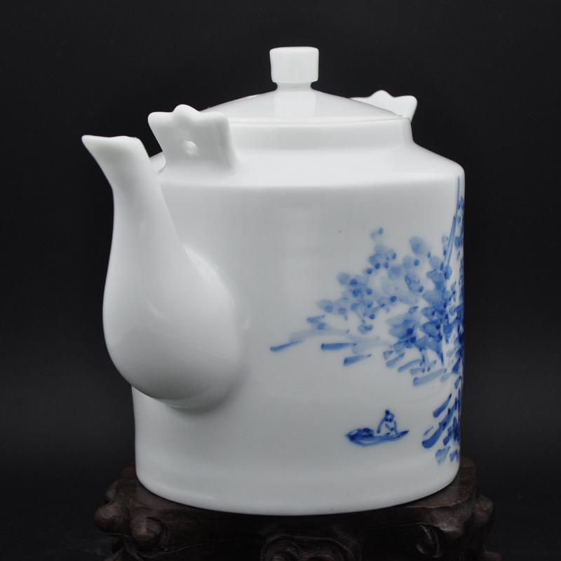 Offered home - cooked in jingdezhen porcelain tea set hand - made kung fu masters the teapot Tang Shengyao hand - made tea tea kettle device