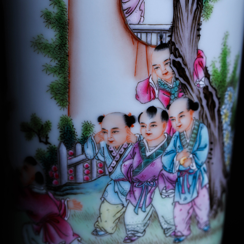 Offered home - cooked vase is placed in jingdezhen ceramic flower implement sitting room flower arranging act the role ofing is tasted household decoration decoration art restoring ancient ways