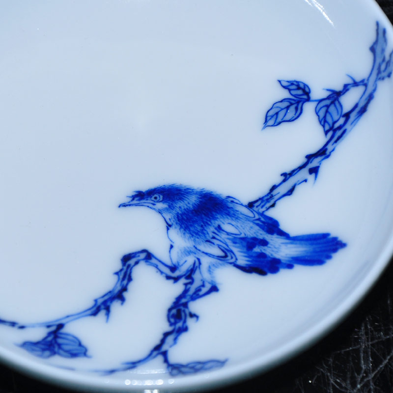 Offered home - cooked in jingdezhen glaze porcelain sample tea cup cup cup bowl hand - made porcelain cup kung fu tea