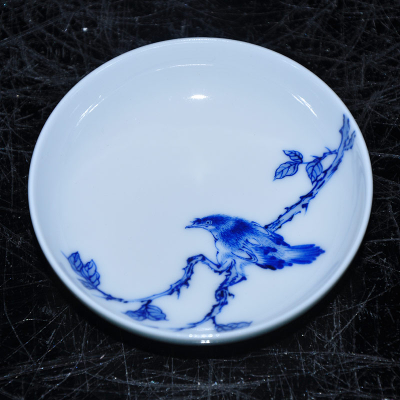 Offered home - cooked in jingdezhen glaze porcelain sample tea cup cup cup bowl hand - made porcelain cup kung fu tea