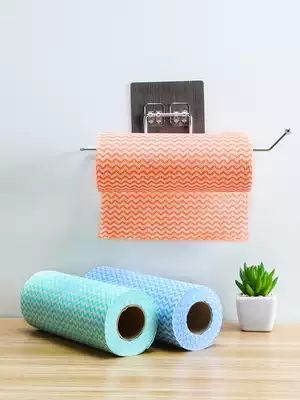 Disposable rag kitchen wet and dry use housework cleaning products absorbent non-woven cloth dish towel lazy Rag