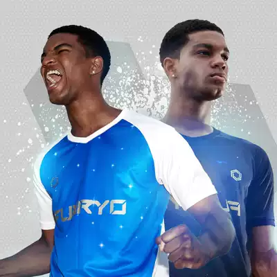 FUNRYO bee sharp football suit suit double pole star series Group buying team team uniform game custom football jersey men