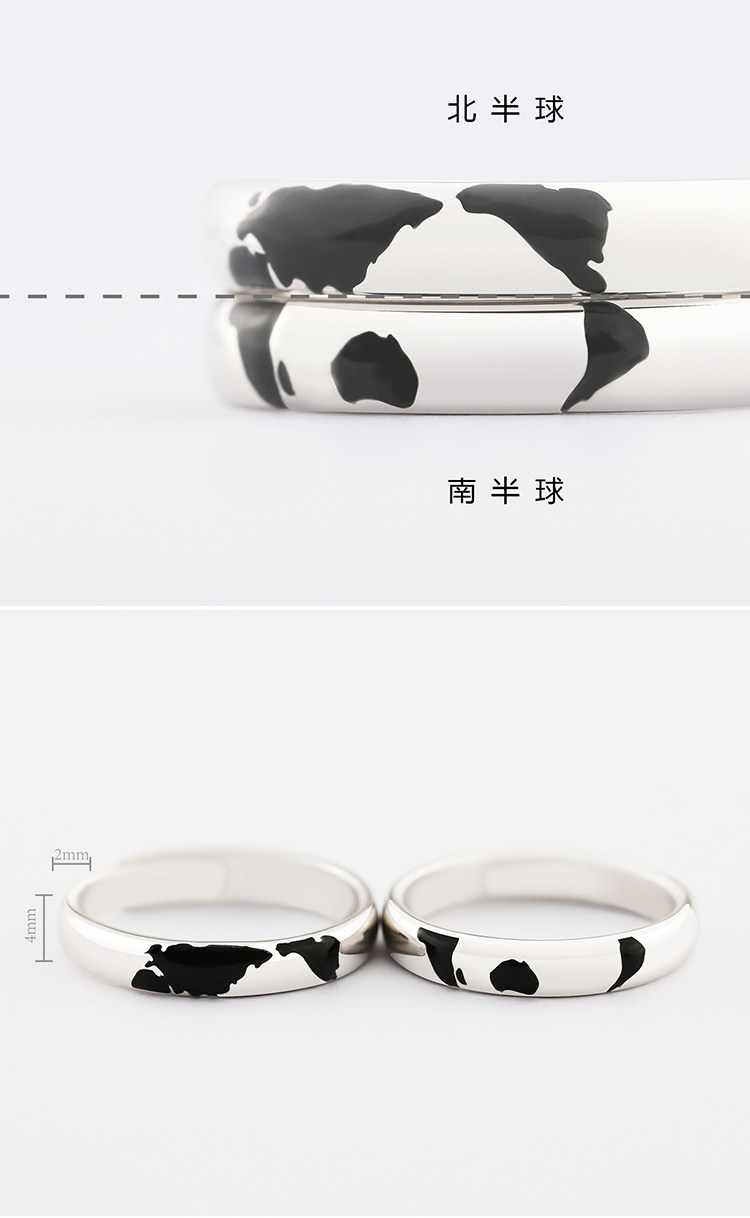 Bague mixte en Argenterie - Ref 3088606 Image 10