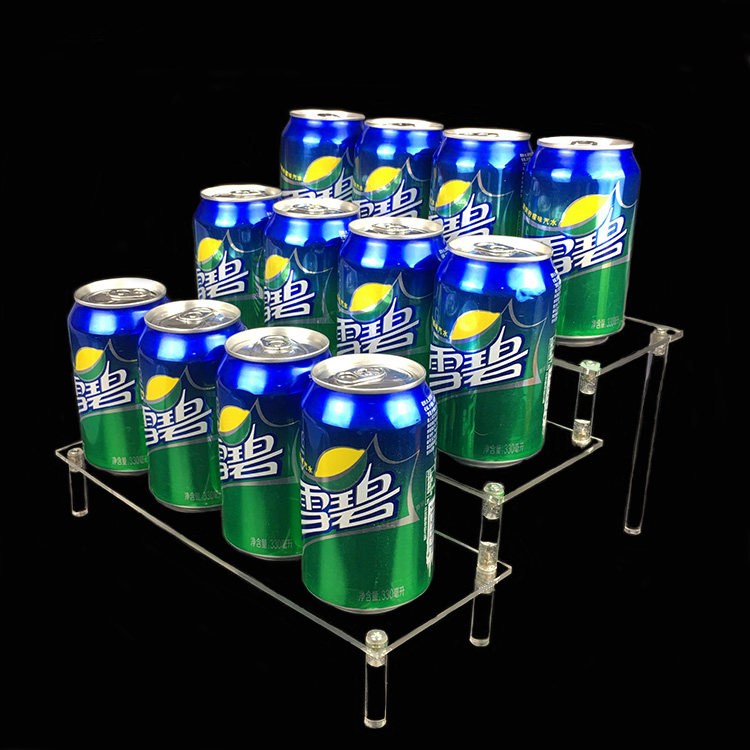 Acrylic display check-out display display display display plate floor block blind box to collect custom stairs transparent board booth