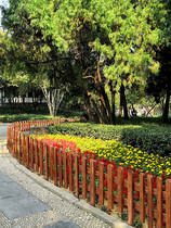 Embalming Wood Barrier Gate Fence Doorway Wood Fence Fence Gate Patio Outdoor Turquoise with short wall Decorative Inserts Fence