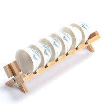 White porcelain tea cup 6 kung fu small tea cup set ceramic goat tea set Single Cup Tea Master Cup with cup holder