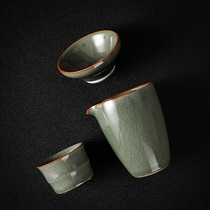 Gothic kiln tea set public Cup Tea Sea Road cup tea leak screen filter crack open piece single male Cup combination Chinese household